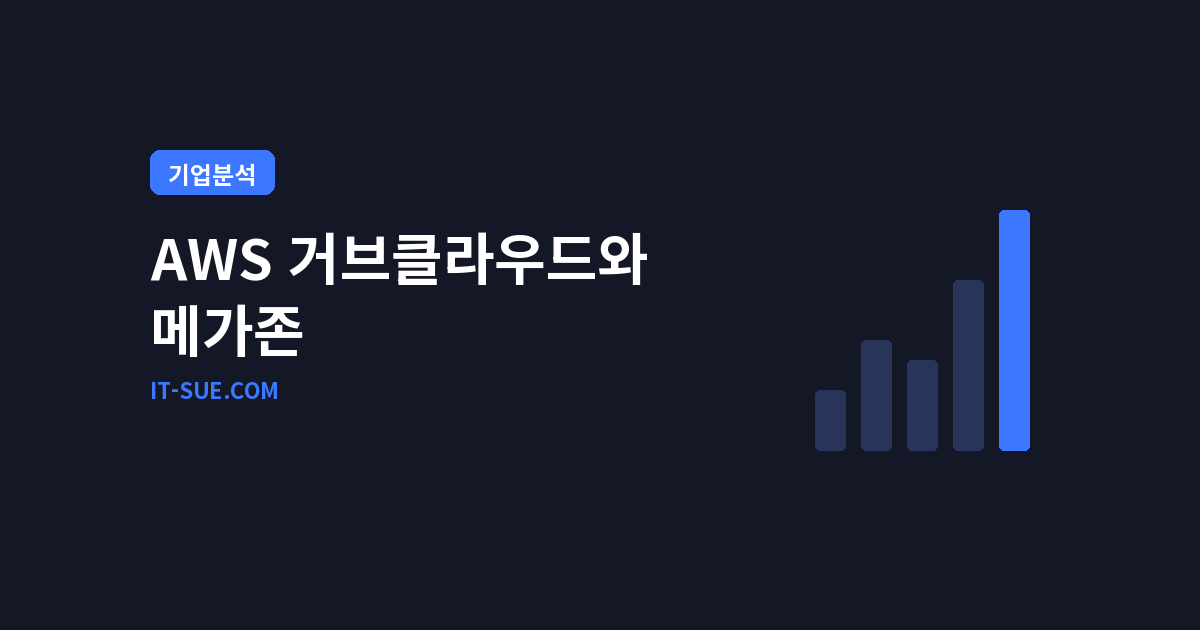 AWS 거브클라우드 메가존클라우드 진출, 마진 한계 넘는 규제 공략