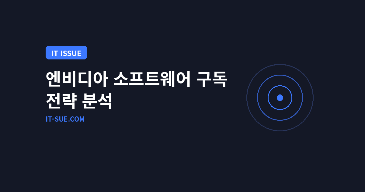 엔비디아 소프트웨어 구독 2000달러 구상, 엔비디아(Nvidia) 런타임 노림수