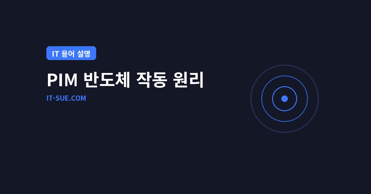 PIM 반도체와 GPU 차이, 폰 노이만 병목 깨는 저전력 연산법