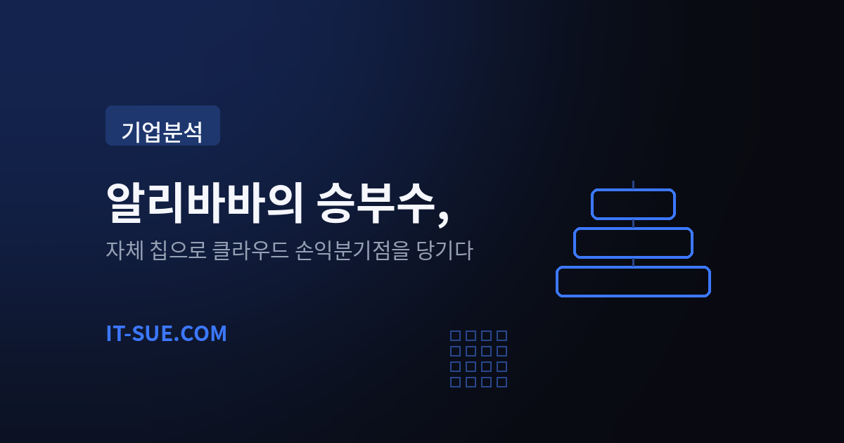 알리바바 AI 클라우드 전략, 자체 칩으로 손익분기점을 당기다