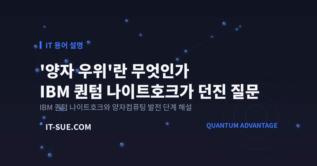 ‘양자 우위’란 무엇인가 — IBM 퀀텀 나이트호크가 던진 질문