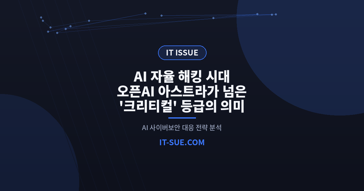 AI 자율 해킹 시대 연 오픈AI 아스트라, 무엇이 달라졌나
